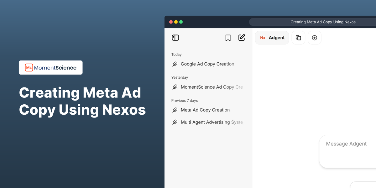 Creating Meta Ad Copy Using Nexos